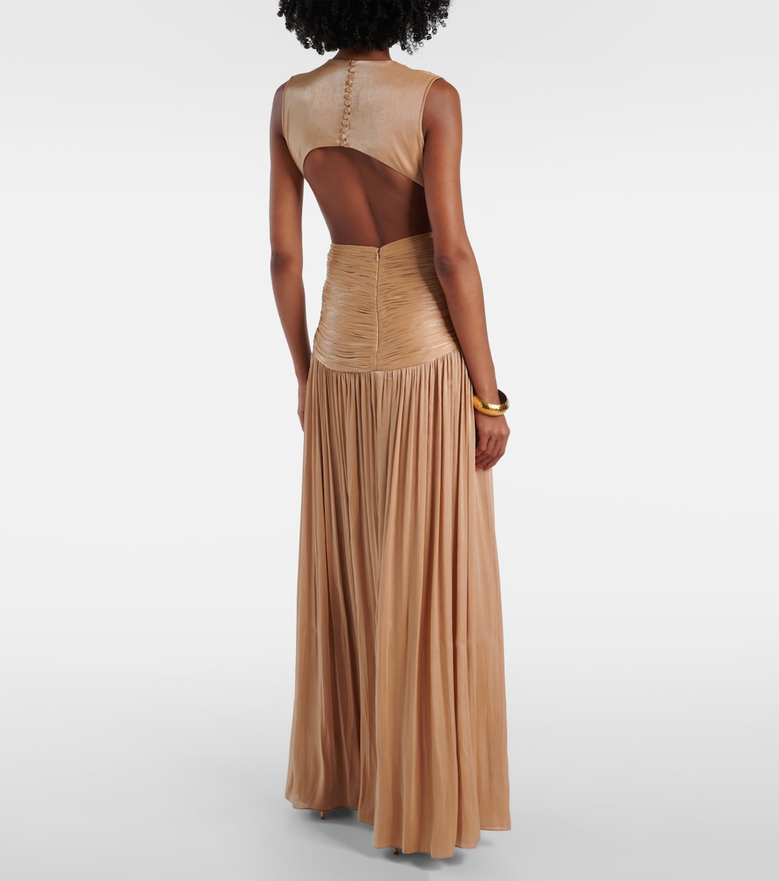 Silla cutout gathered gown | Costarellos