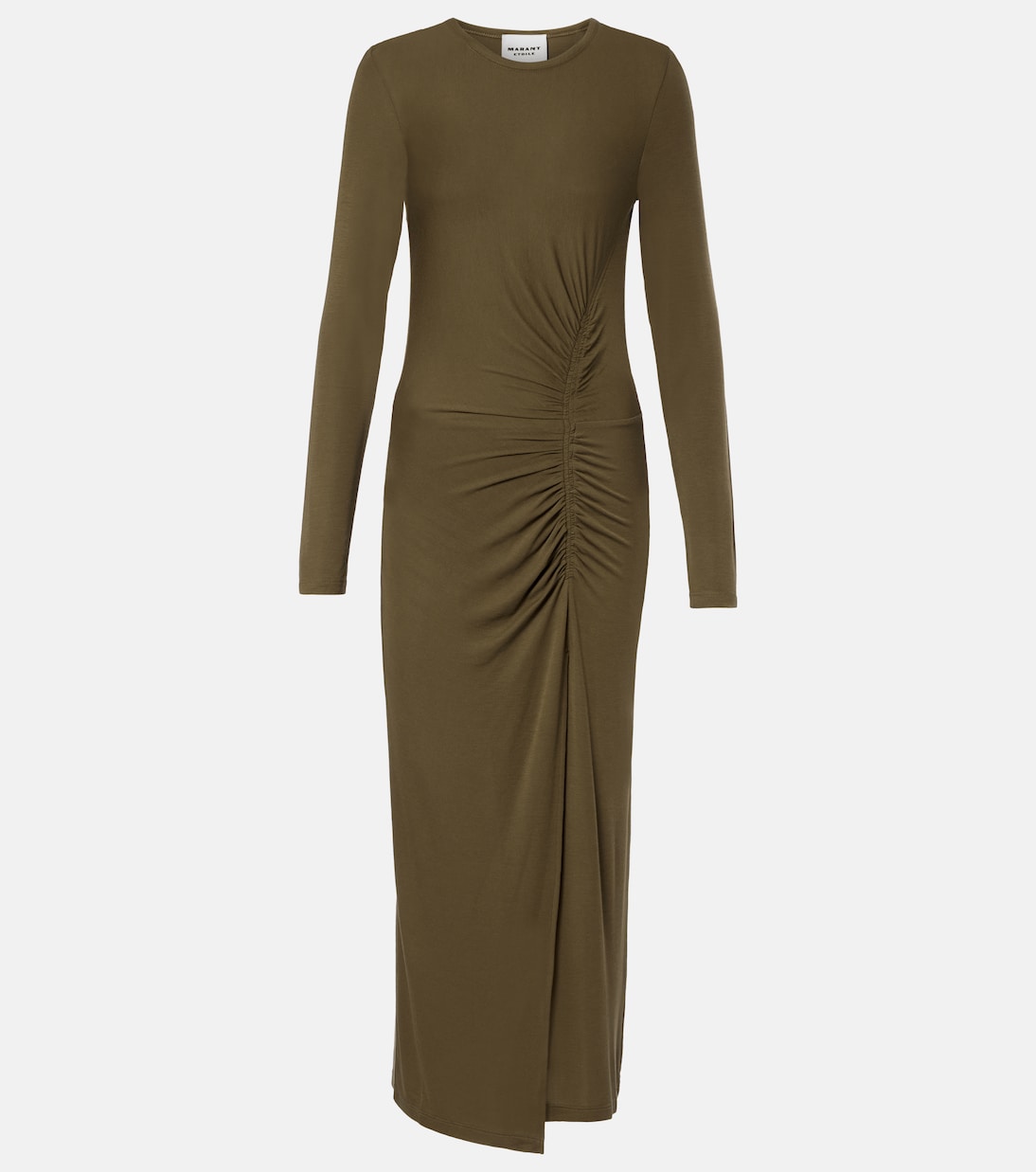 Vestido largo Jelina de jersey fruncido | Marant Etoile