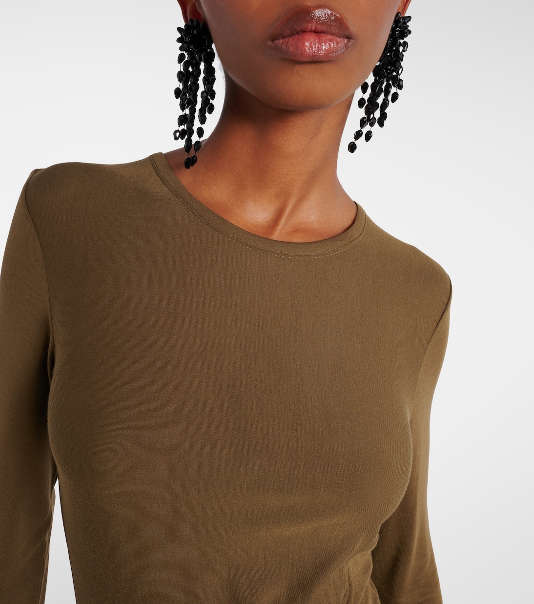 Vestido largo Jelina de jersey fruncido | Marant Etoile