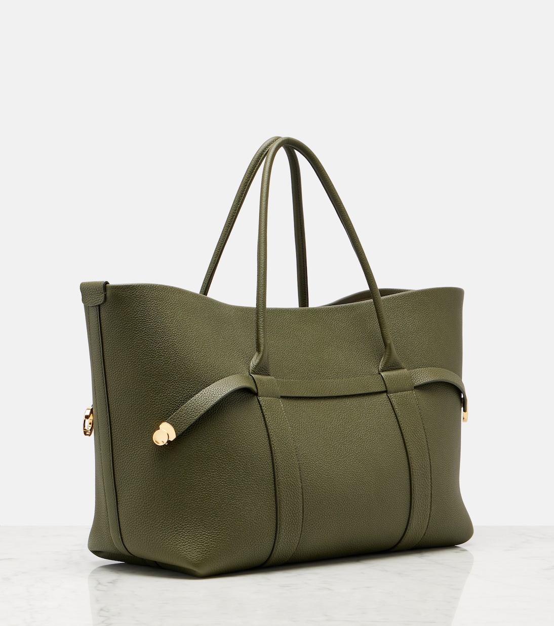 Ghiera Large leather tote bag | Loro Piana