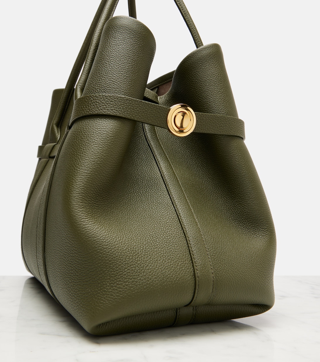 Ghiera Large leather tote bag | Loro Piana