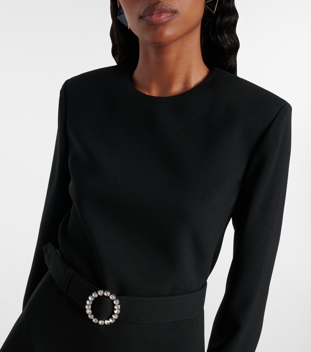 Embellished open-back minidress | Saint Laurent