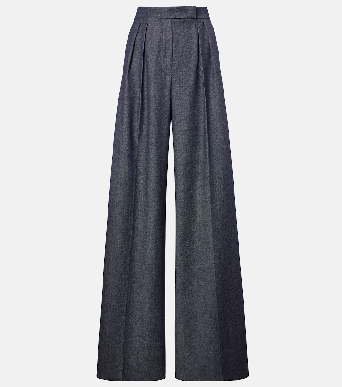 Baden pleated virgin wool wide-leg pants | Max Mara