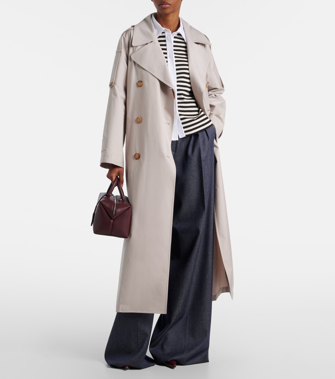Baden pleated virgin wool wide-leg pants | Max Mara