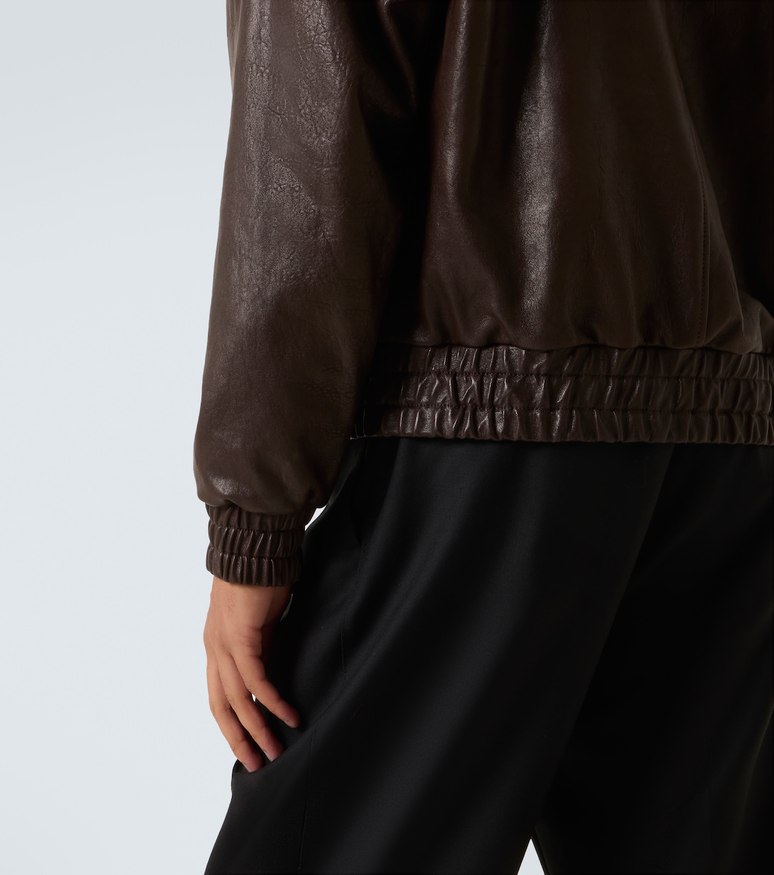 Leather bomber jacket | Saint Laurent