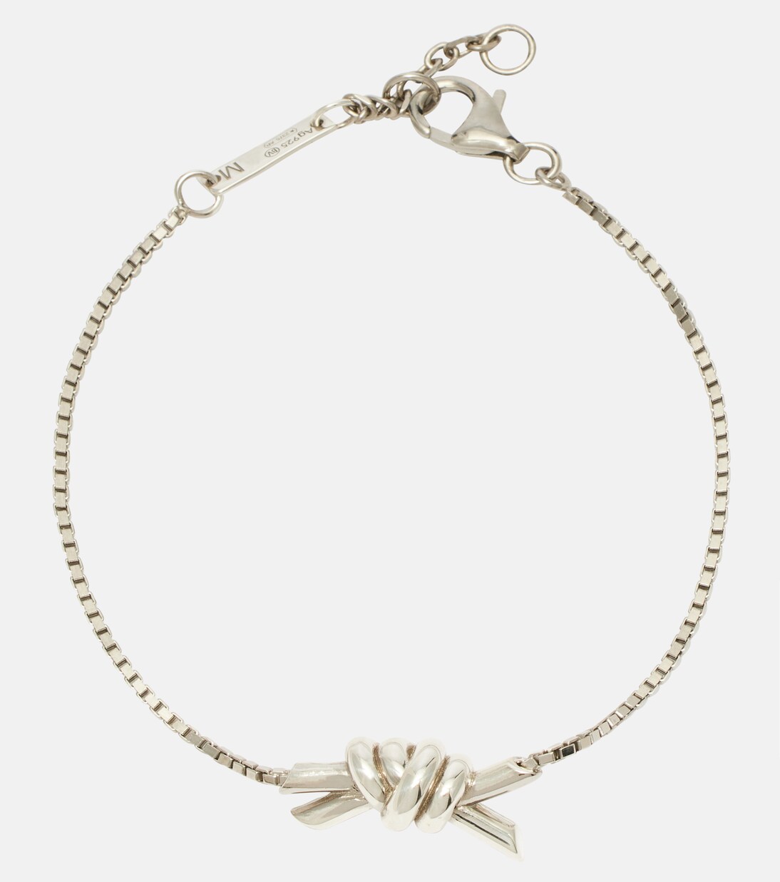 Knot sterling silver bracelet | Bottega Veneta