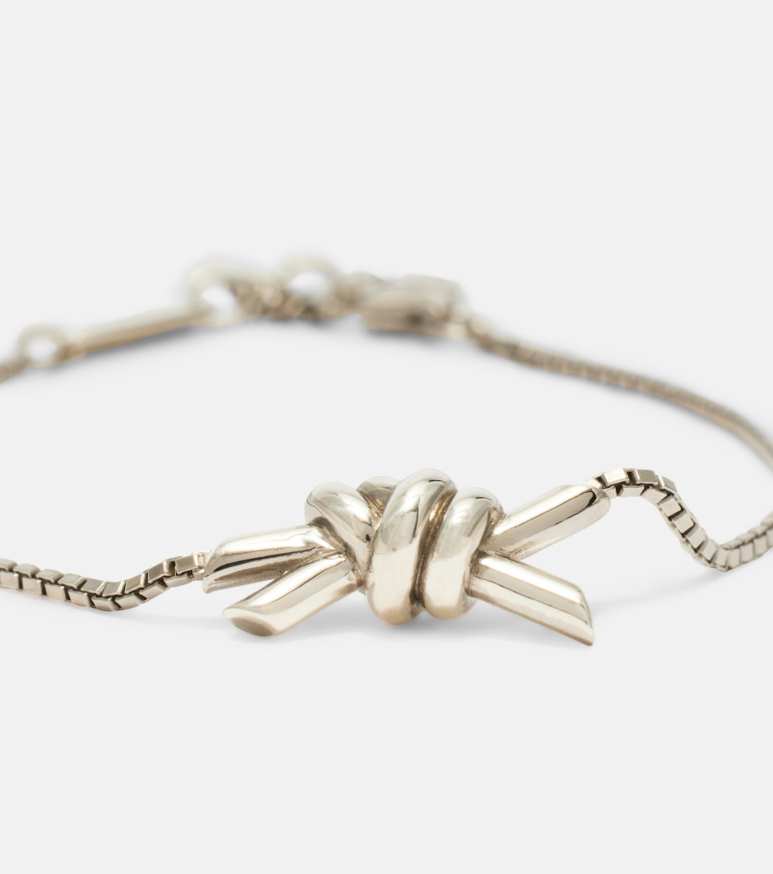 Knot sterling silver bracelet | Bottega Veneta