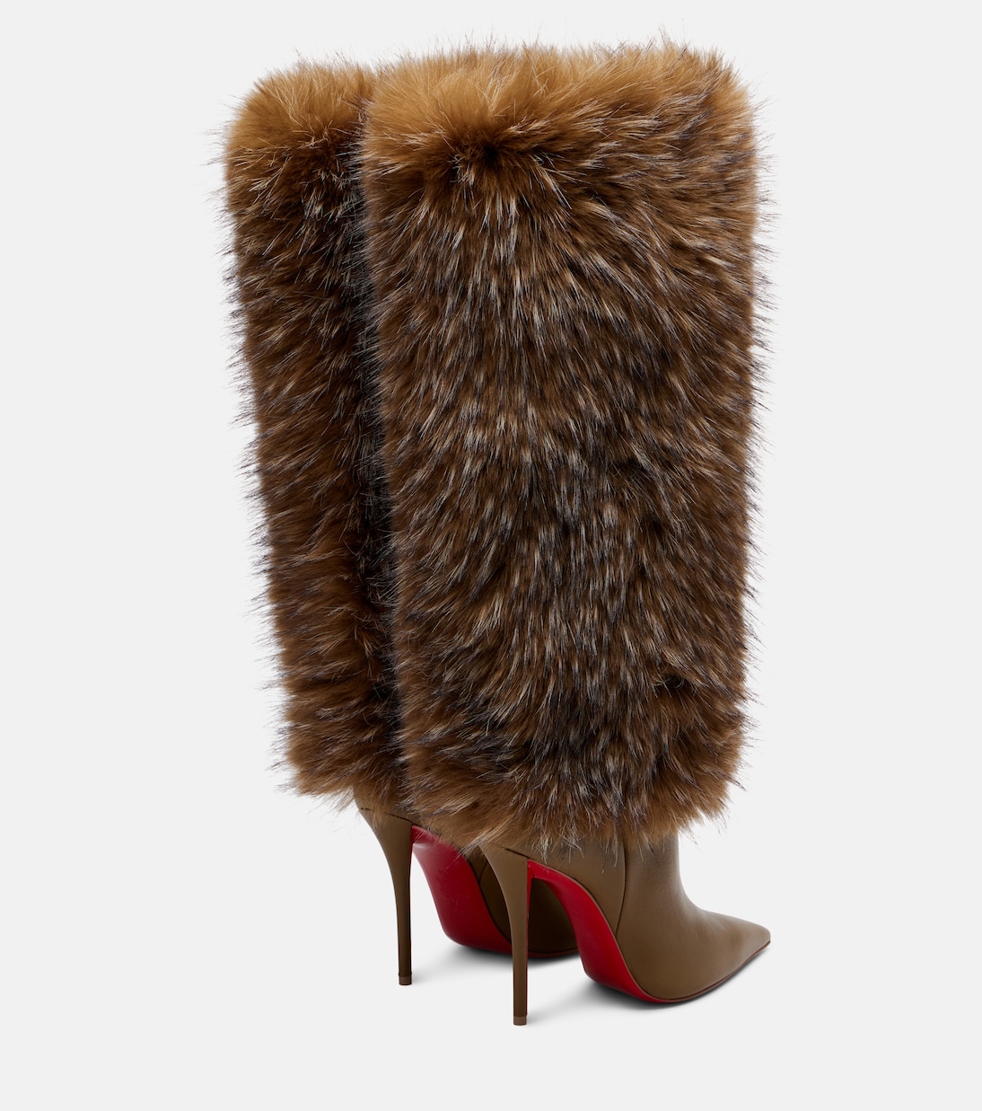 Yangzee 100 leather knee-high boots | Christian Louboutin