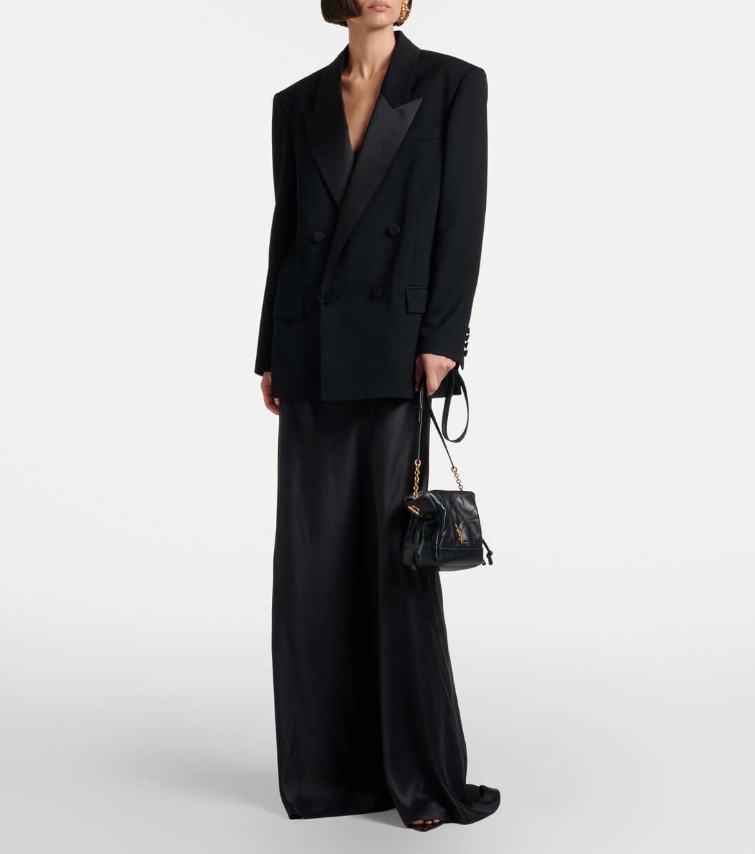 Blazer cruzado de lana | Saint Laurent