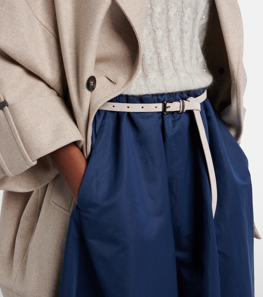 Ceinture Monili en daim | Brunello Cucinelli