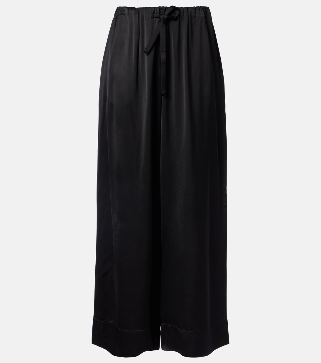 Satin wide-leg pants | Toteme