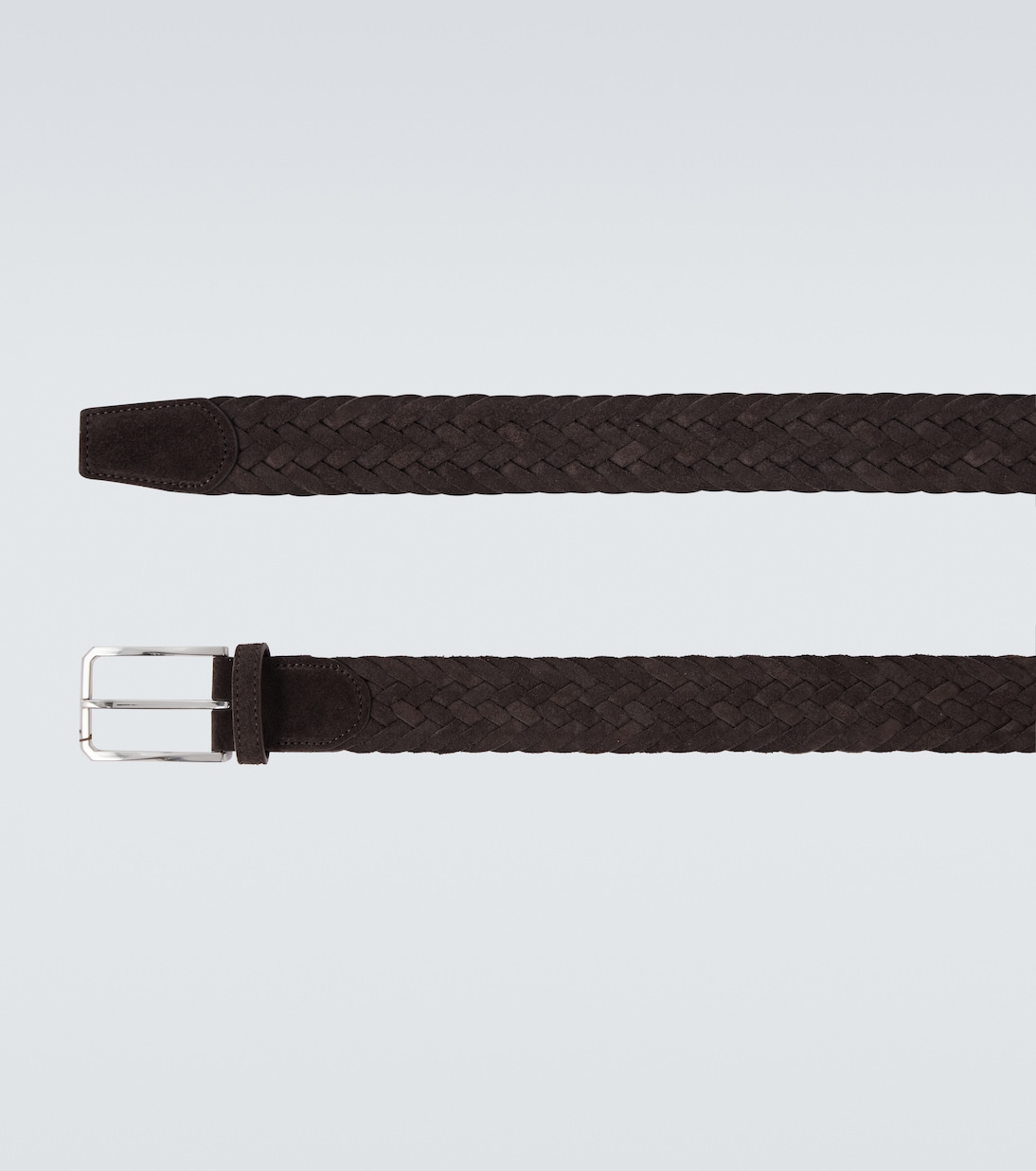 编结绒面革腰带 | Canali