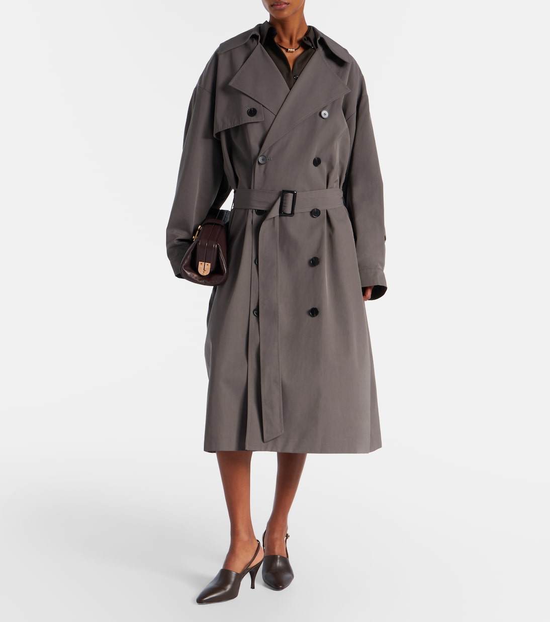 Cover Up 80 leather slingback pumps | Herbert Levine