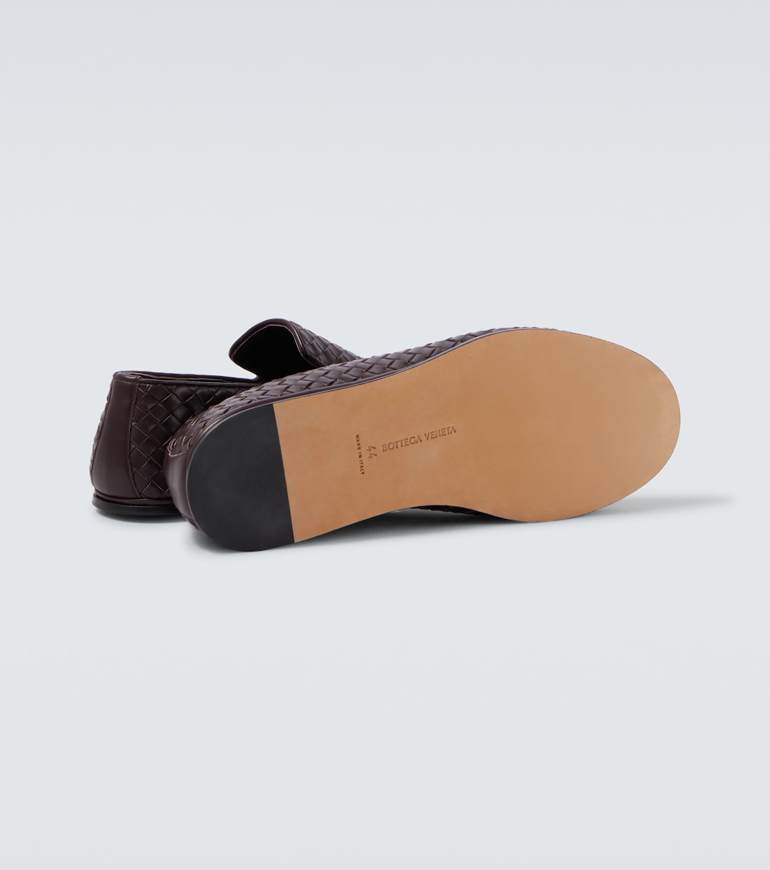 Sunday Intrecciato leather slip-on shoes | Bottega Veneta