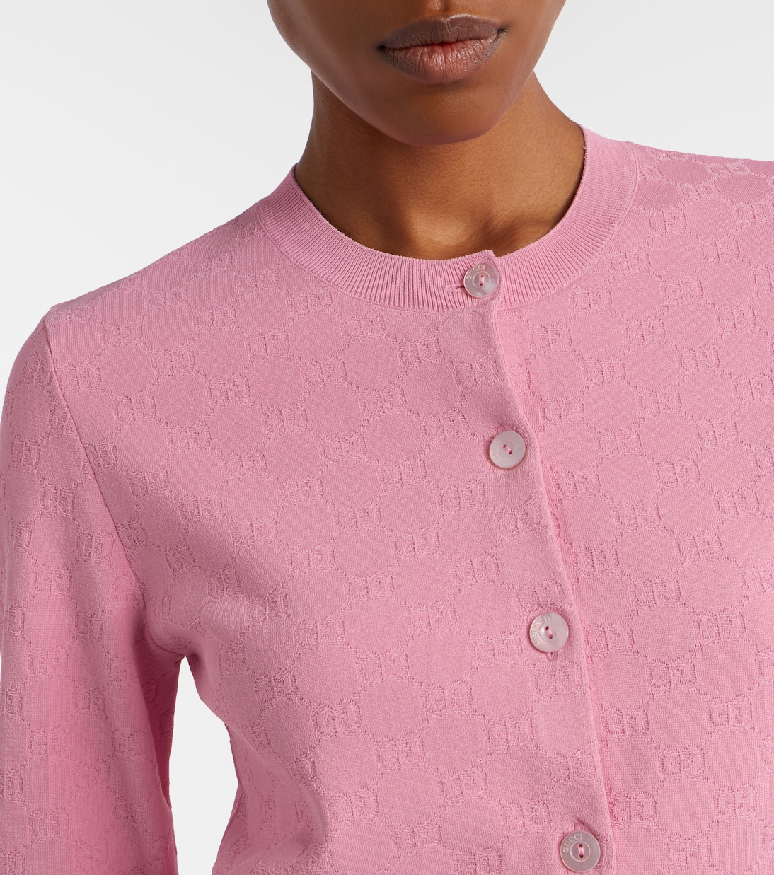 Cárdigan de jacquard con GG | Gucci