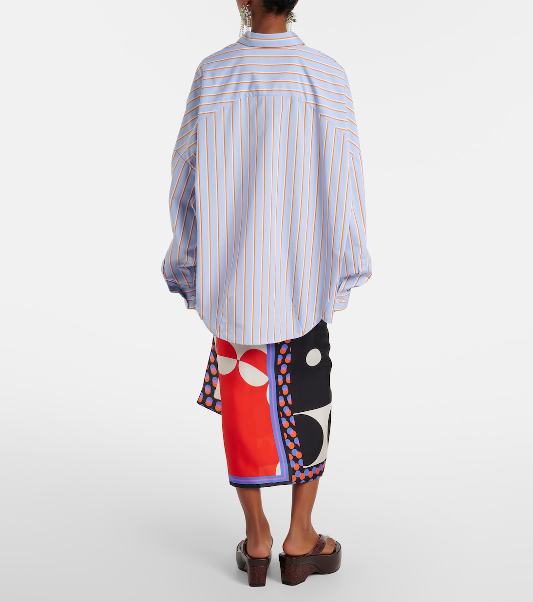 Bedruckter Wickelrock aus Seide | Dries Van Noten