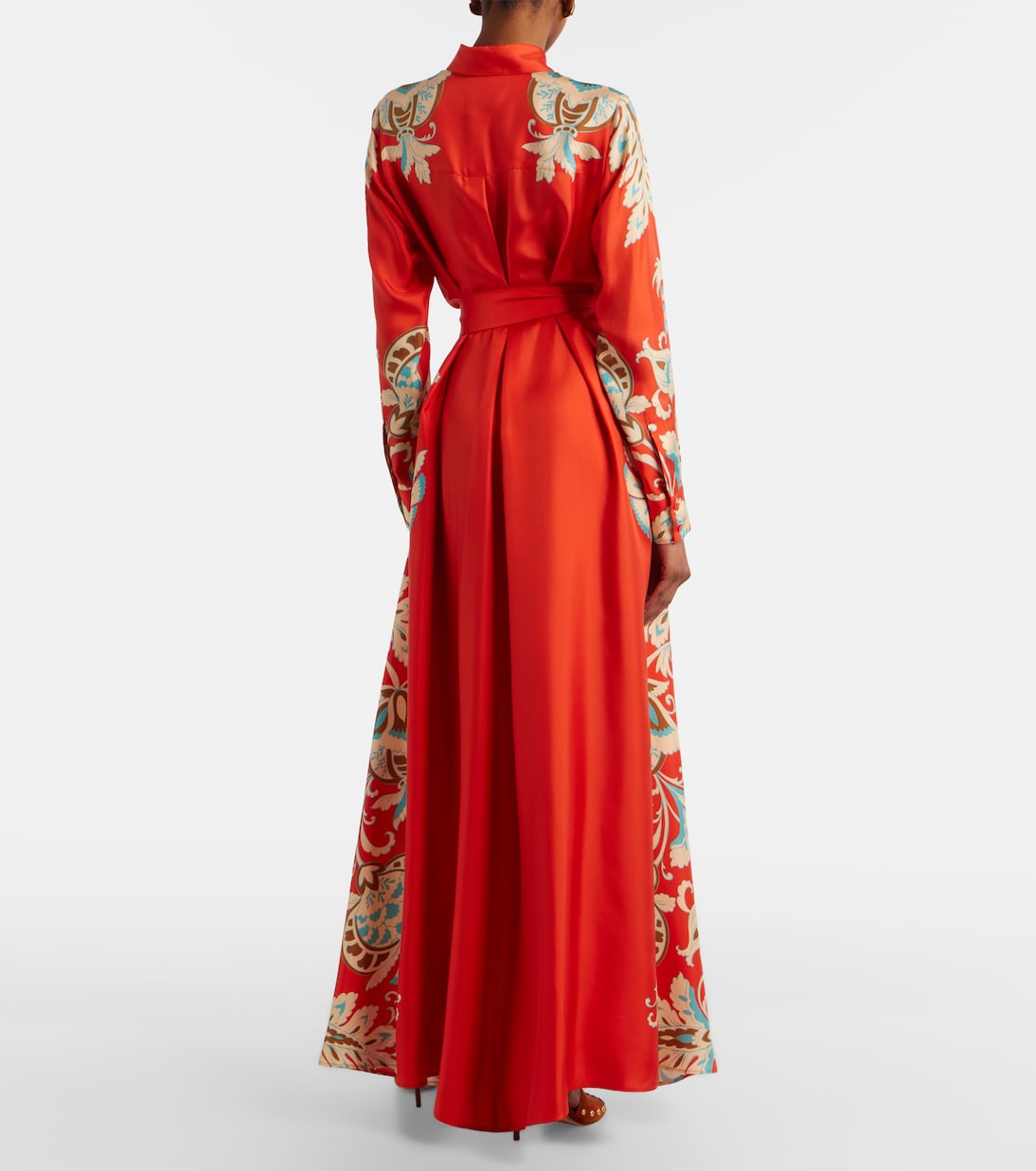 Printed silk shirt dress | Etro