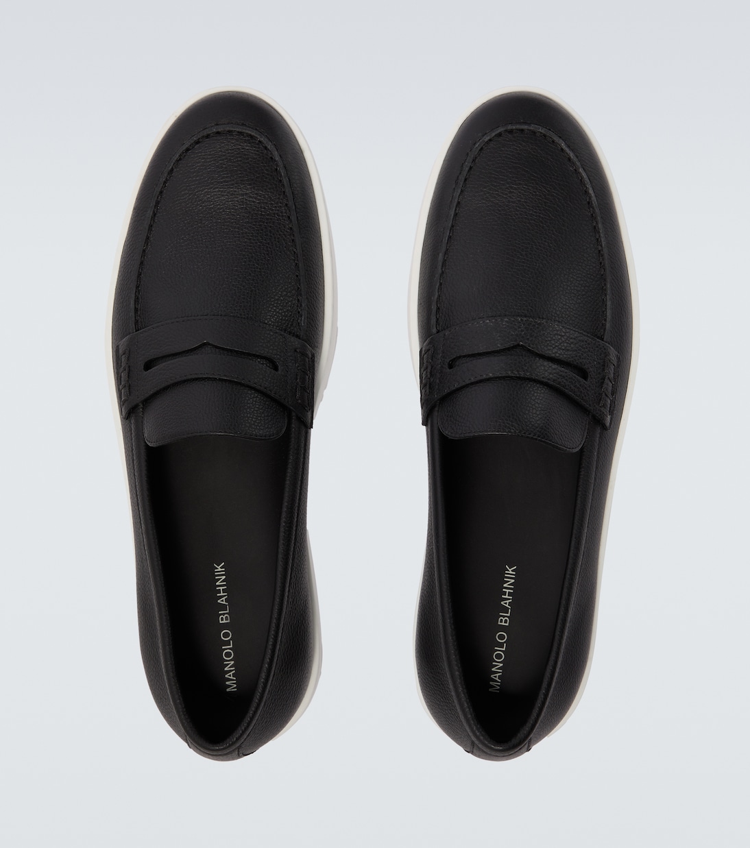Ellis leather loafers | Manolo Blahnik