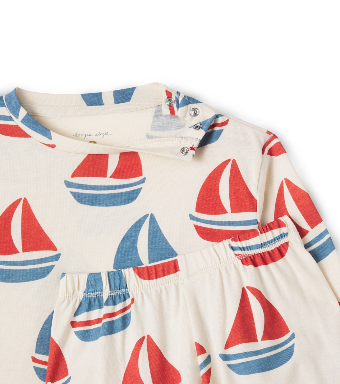 Baby Gio cotton sweatshirt and sweatpants set | Konges Sløjd