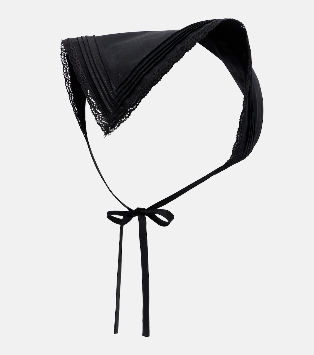 Emilia lace-trimmed cotton scarf | Faithfull