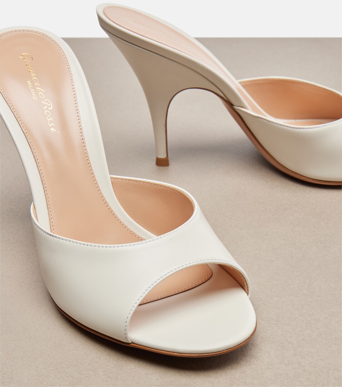 Pantoletten Sofia aus Leder | Gianvito Rossi