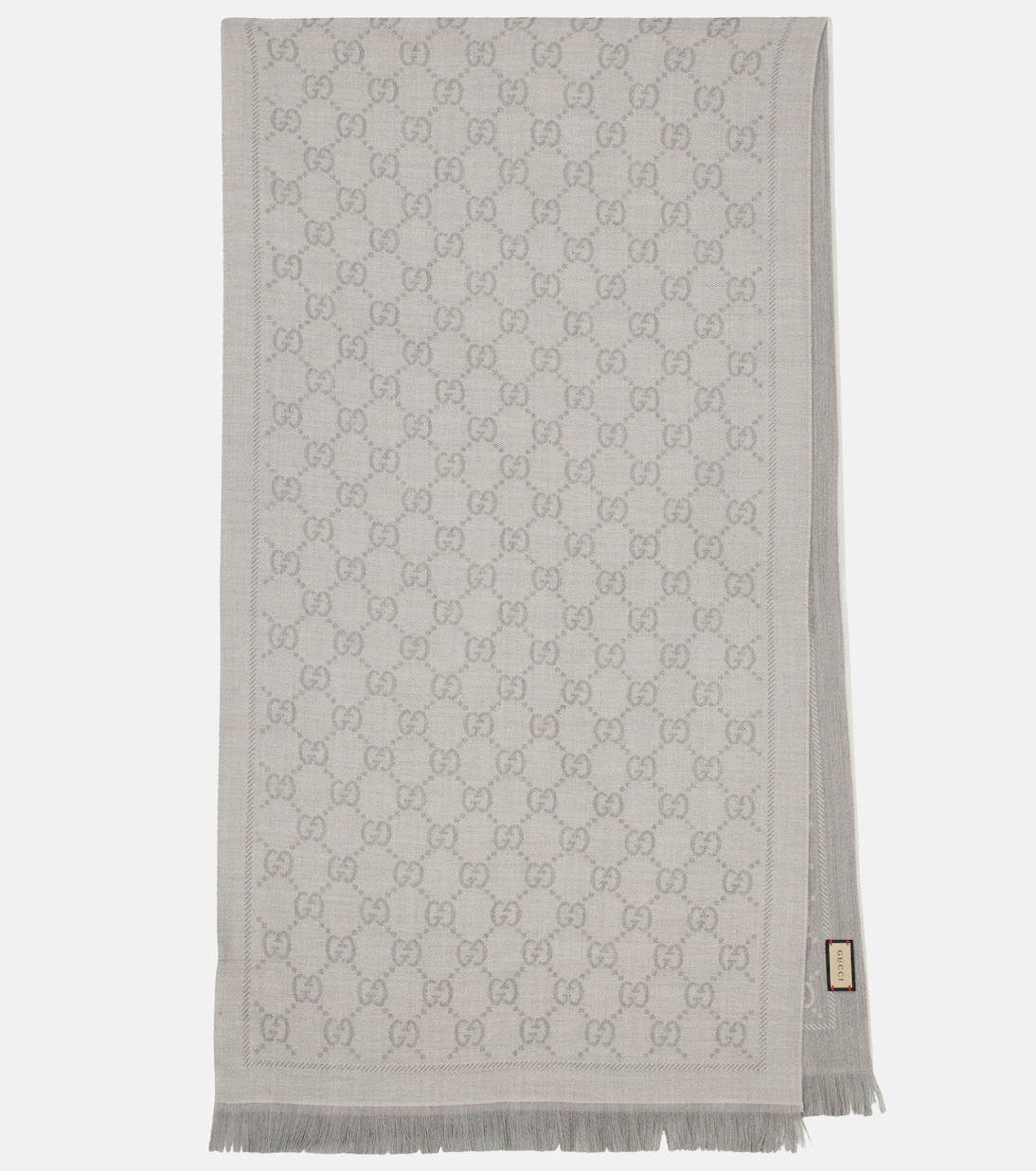 Sciarpa in lana jacquard GG per giovani alla moda