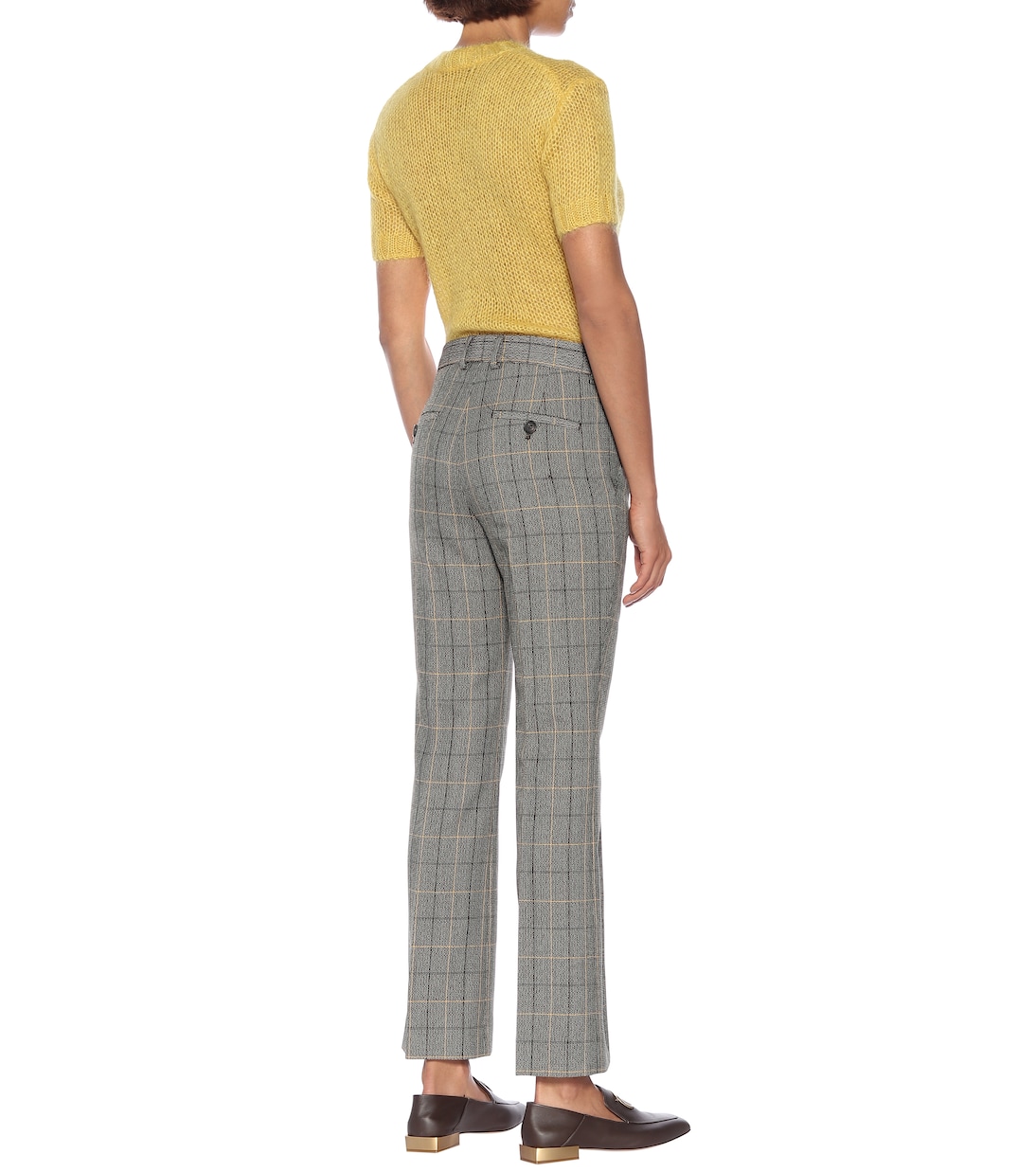 Pantaloni a quadri in misto lana | Plan C