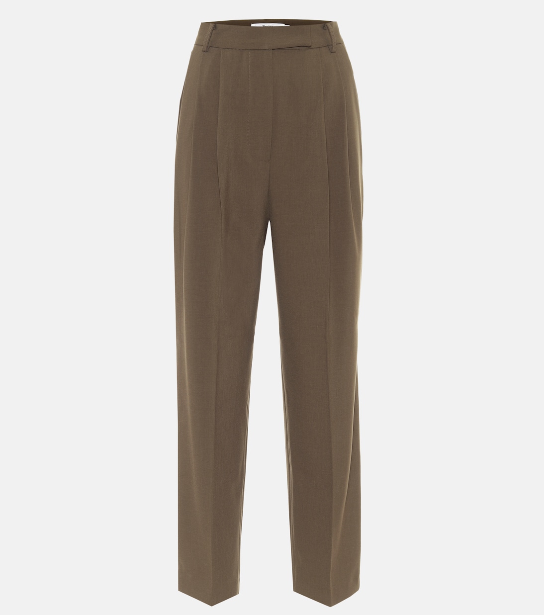 Pantalones rectos Bea de sarga | The Frankie Shop