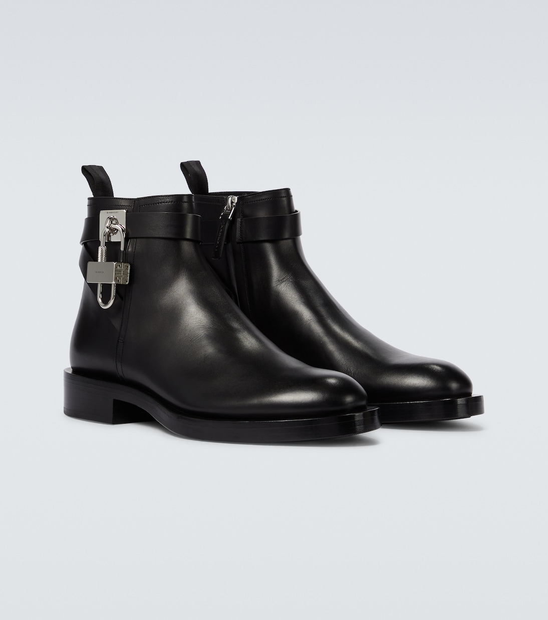 Ankle Boots Padlock aus Leder | Givenchy