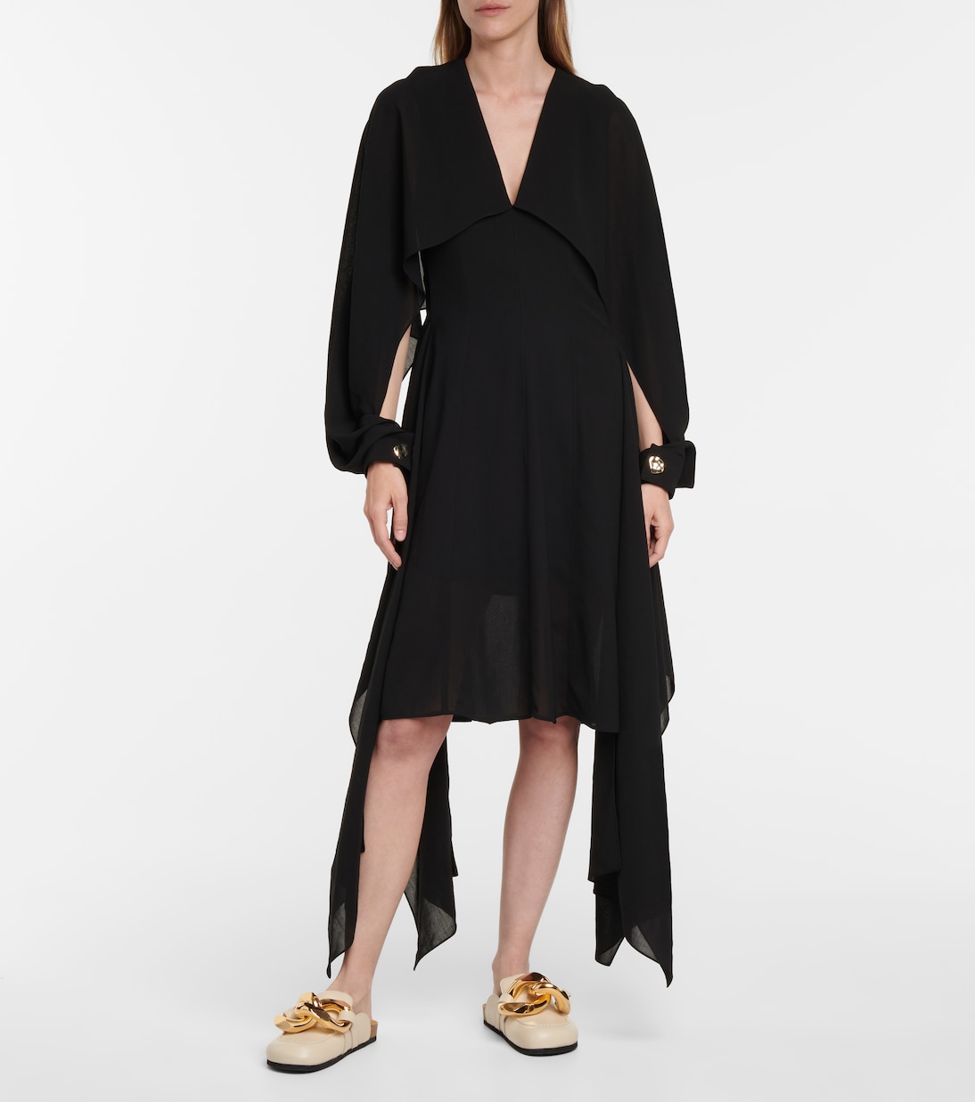 Asymmetrisches Midikleid | JW Anderson