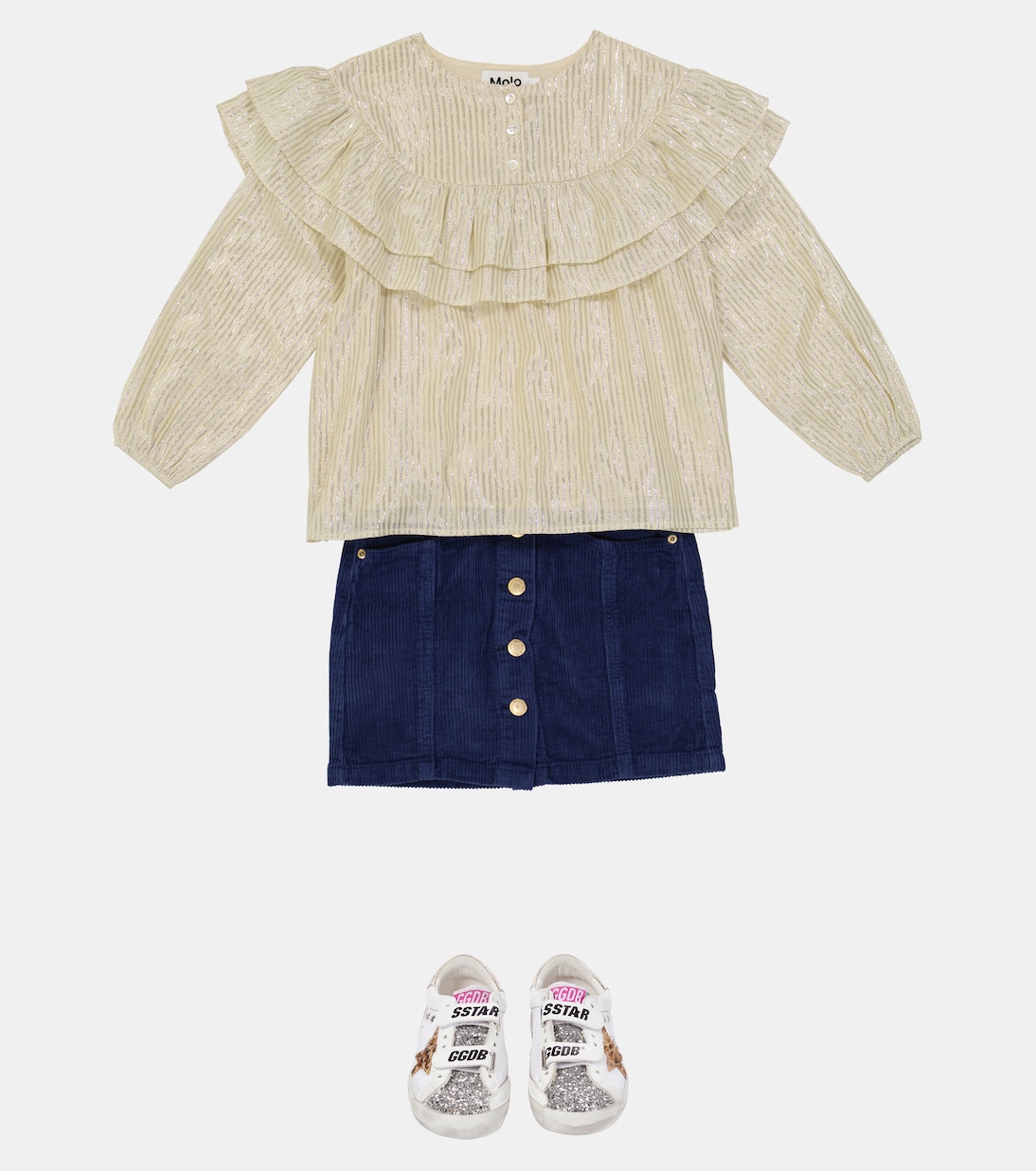 Blusa Rexanna in cotone con lamé | Molo