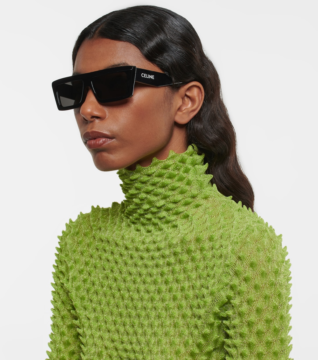 Occhiali da sole CELINE stile rettangolare per giovani trendsetter