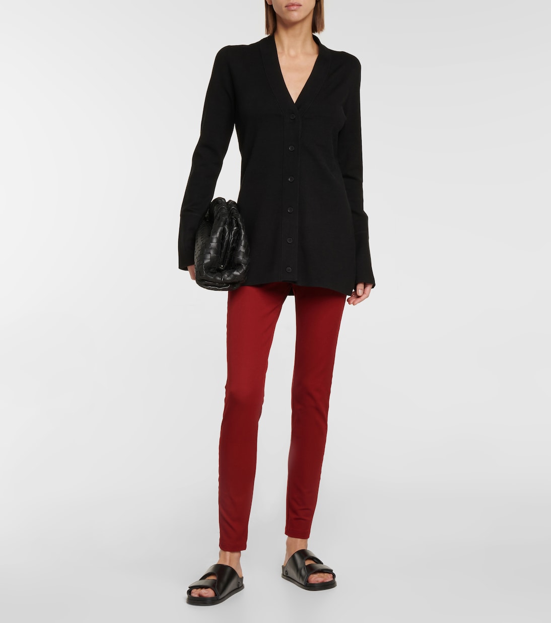 Leggings de gabardina de tiro alto | Joseph