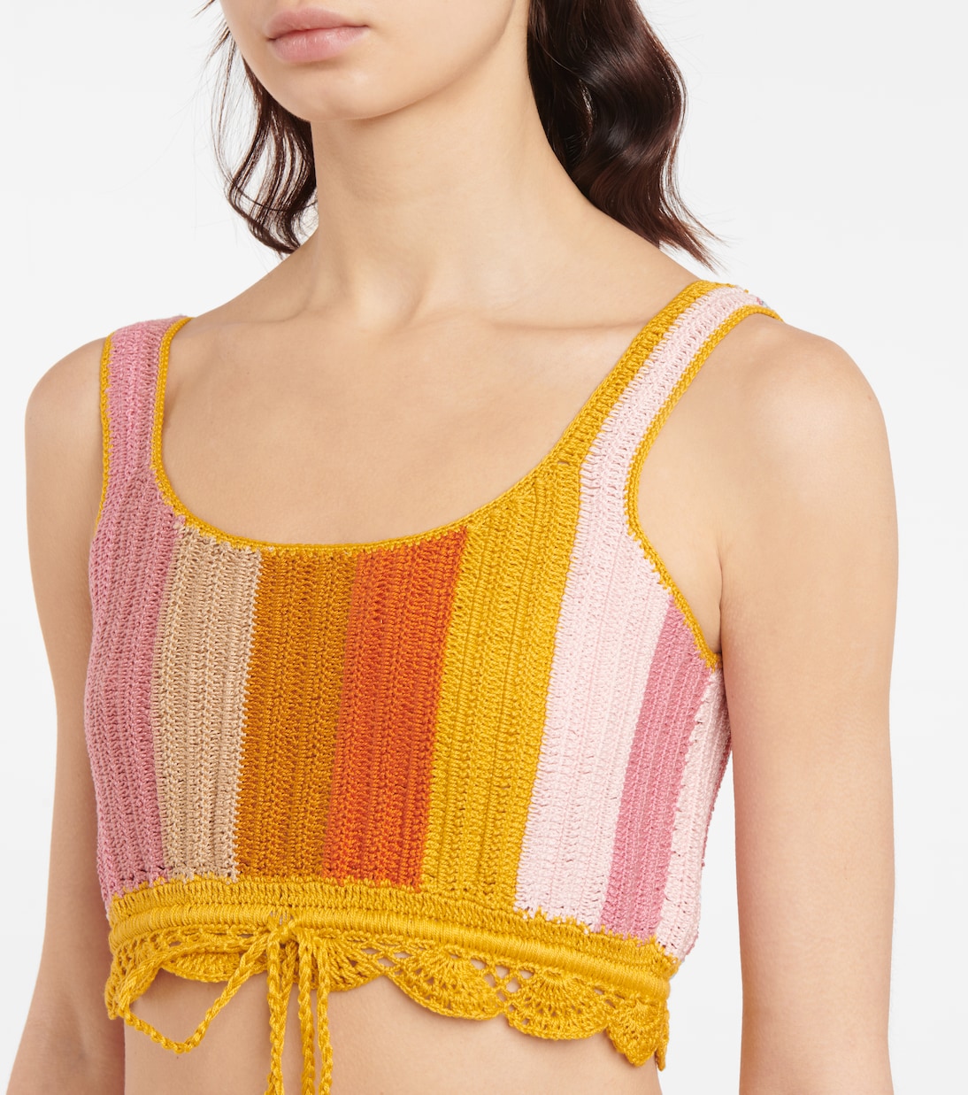 Sunset crochet crop top | Anna Kosturova