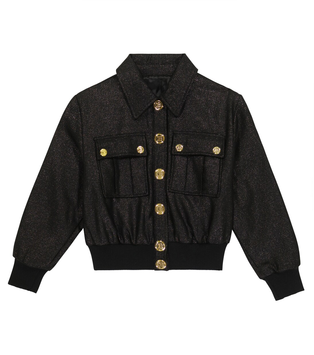 Chaqueta bomber con glitter | Balmain Kids