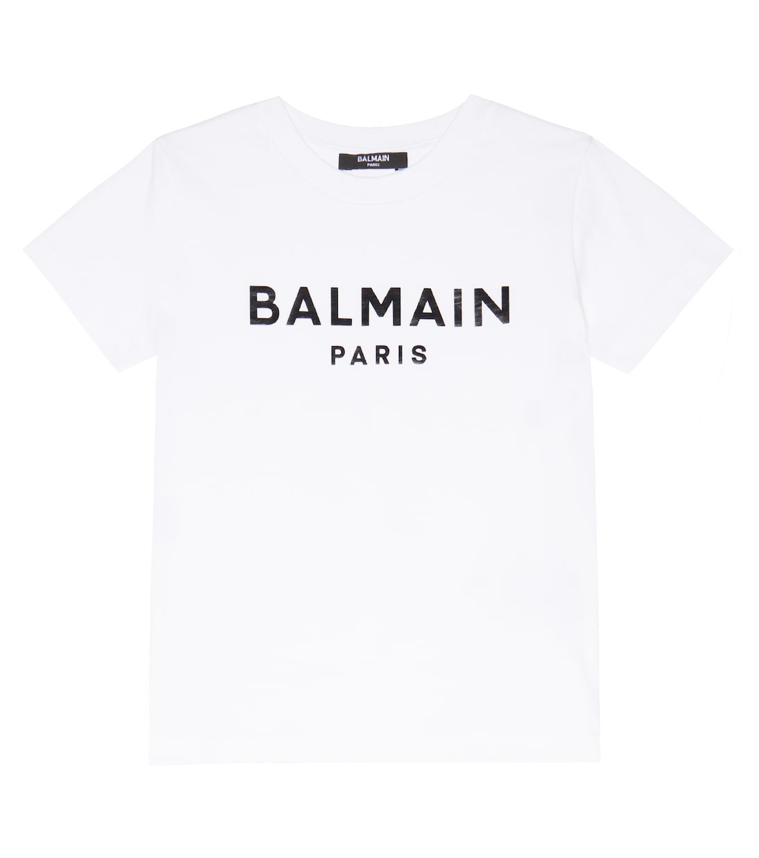 T-Shirt aus Baumwoll-Jersey | Balmain Kids