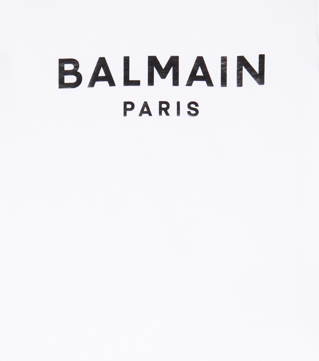 T-Shirt aus Baumwoll-Jersey | Balmain Kids