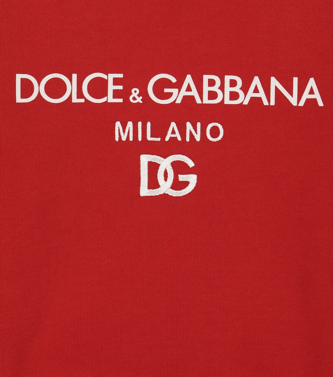 Sudadera en jersey de algodón con logo | Dolce&Gabbana Kids
