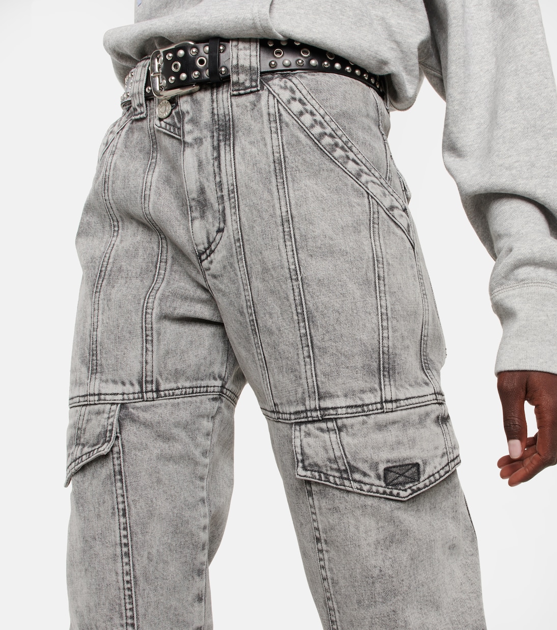 High-Rise Cargo-Jeans Vayoneo | Marant Etoile