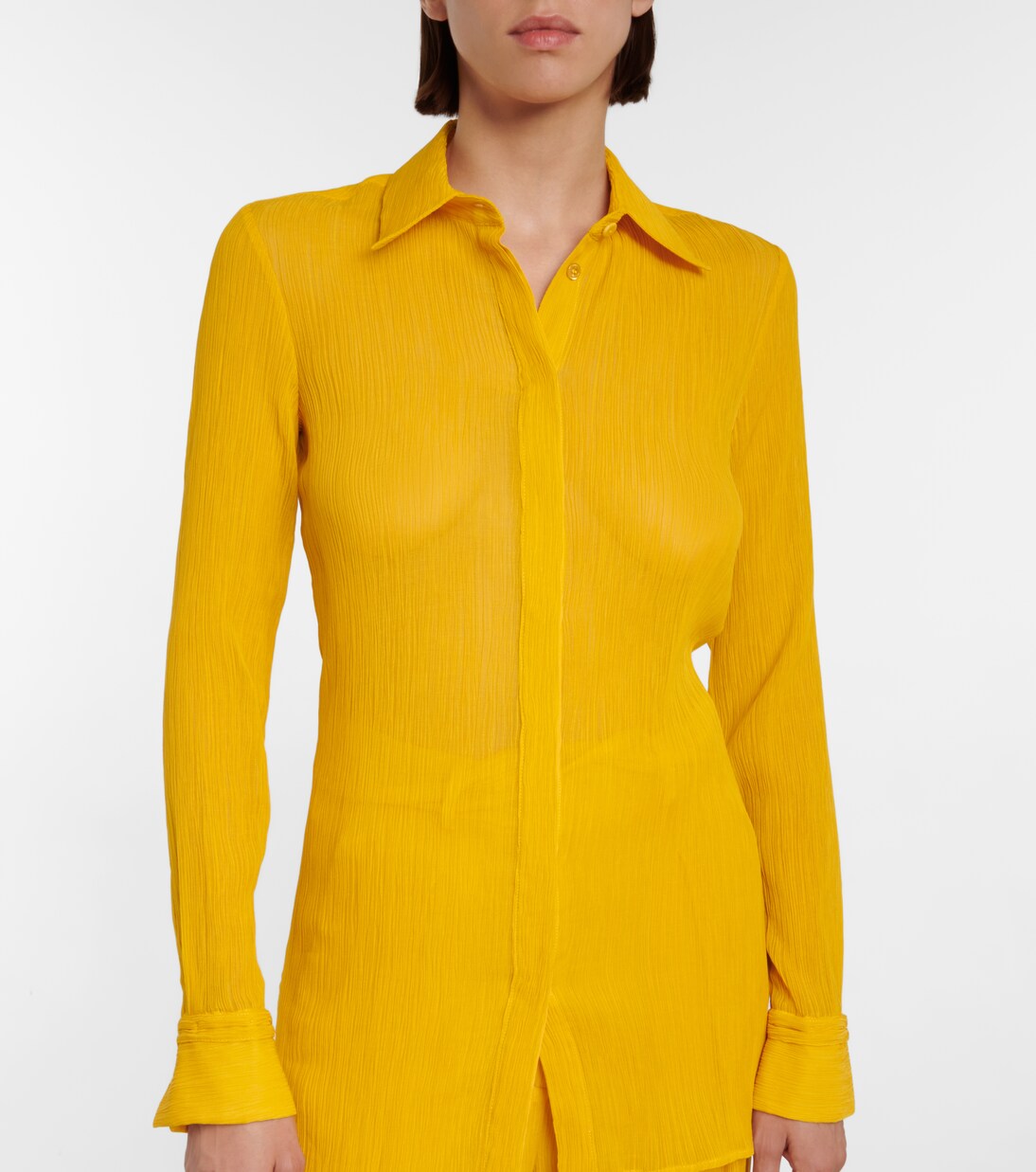 Chemise Cruz en coton et soie | Gabriela Hearst