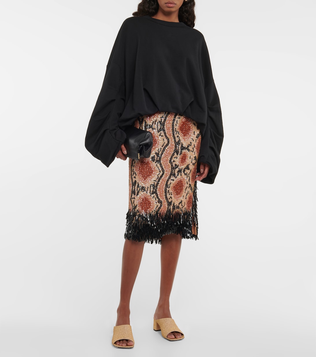 Pantoletten mit Glitter | Dries Van Noten