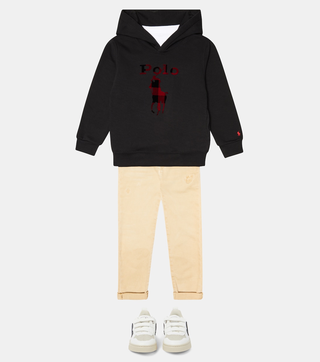 Sudadera en mezcla de algodón con logo | Polo Ralph Lauren Kids