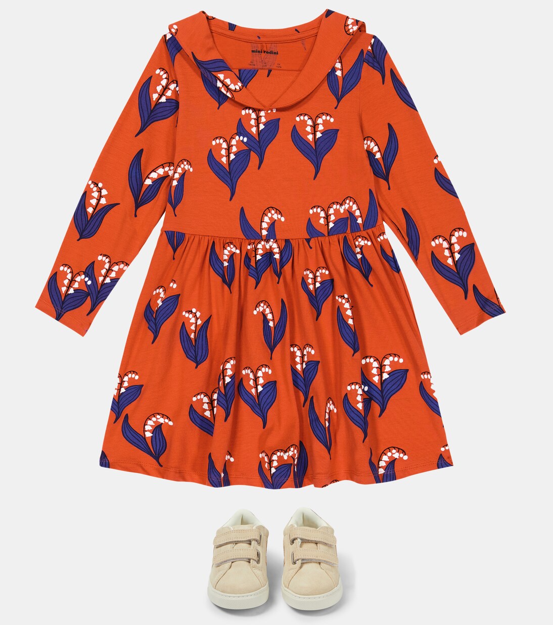 Abito in jersey con stampa floreale | Mini Rodini