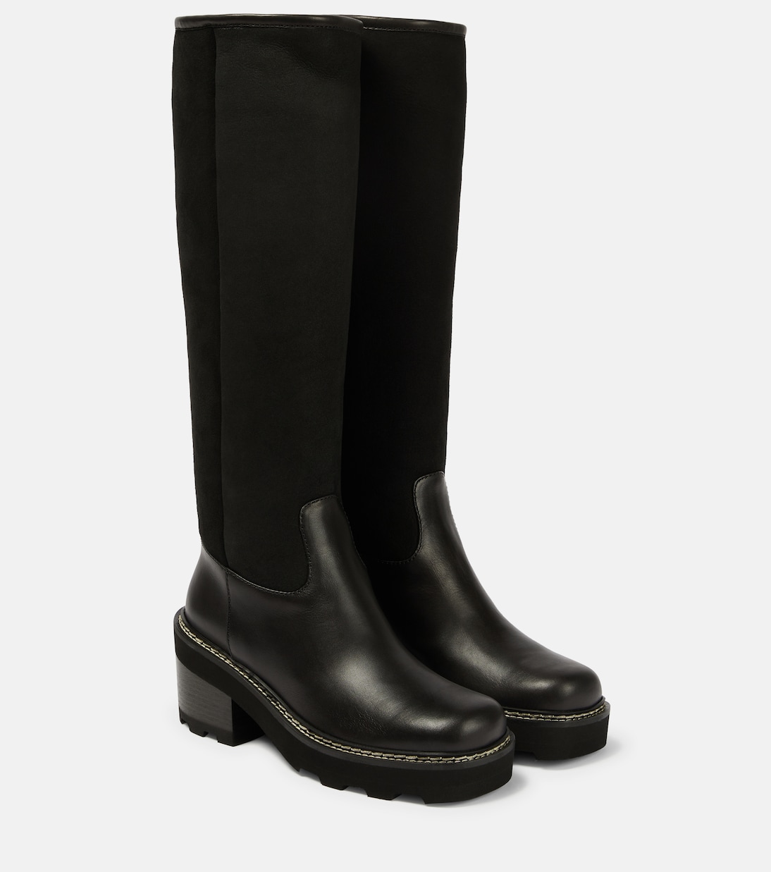 Bottes Vylos en cuir et daim | Gabriela Hearst