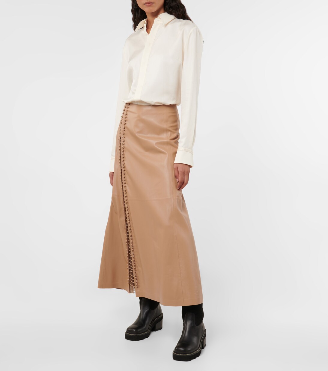 Bottes Vylos en cuir et daim | Gabriela Hearst