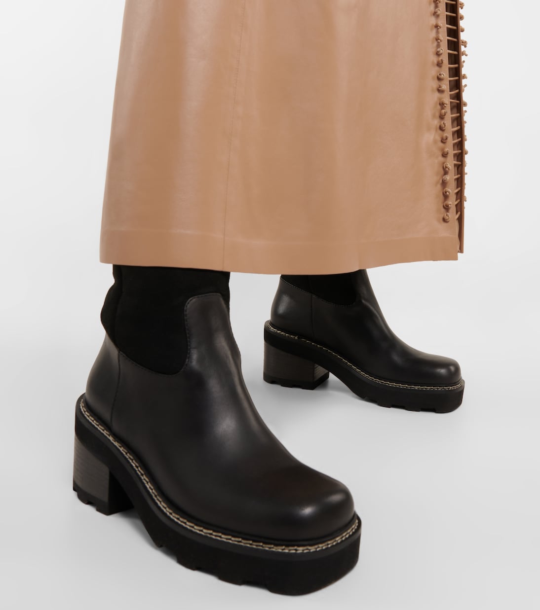 Bottes Vylos en cuir et daim | Gabriela Hearst