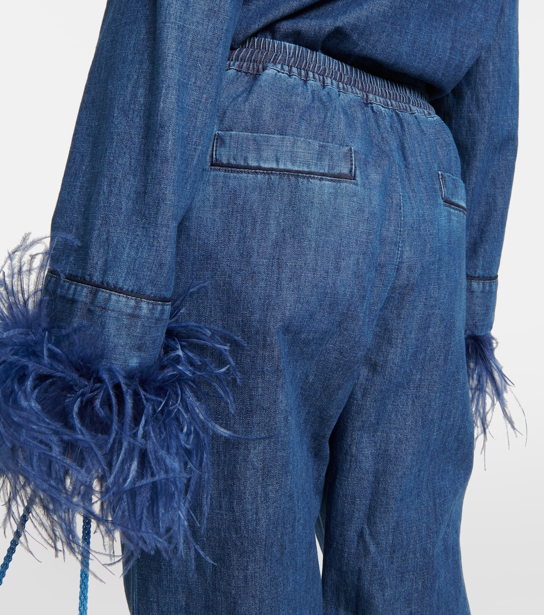 Pantalon ample en jean | Valentino