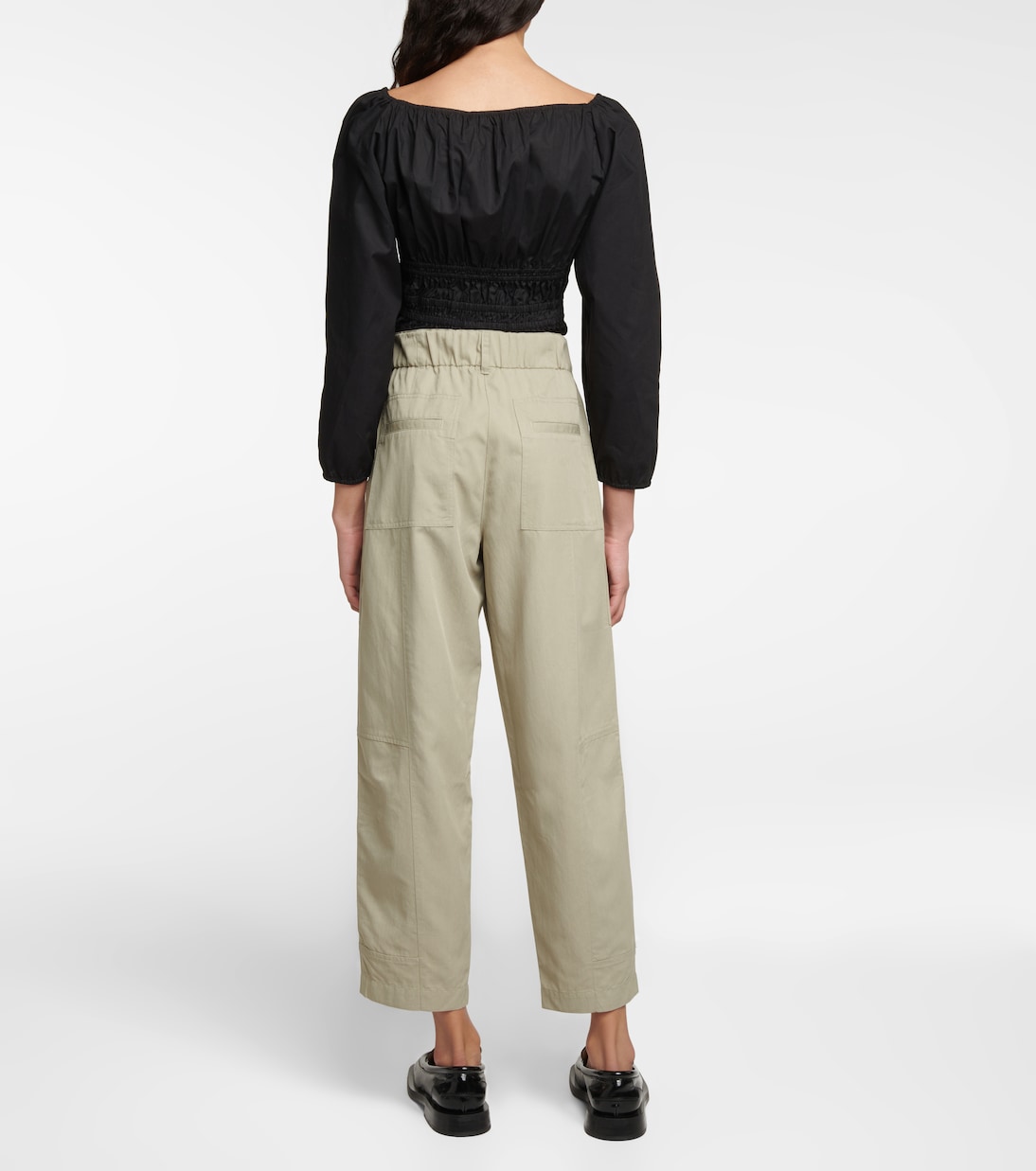 White Label High-Rise-Hose | Proenza Schouler