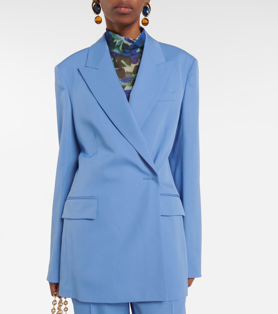 Wool gabardine blazer | Dries Van Noten