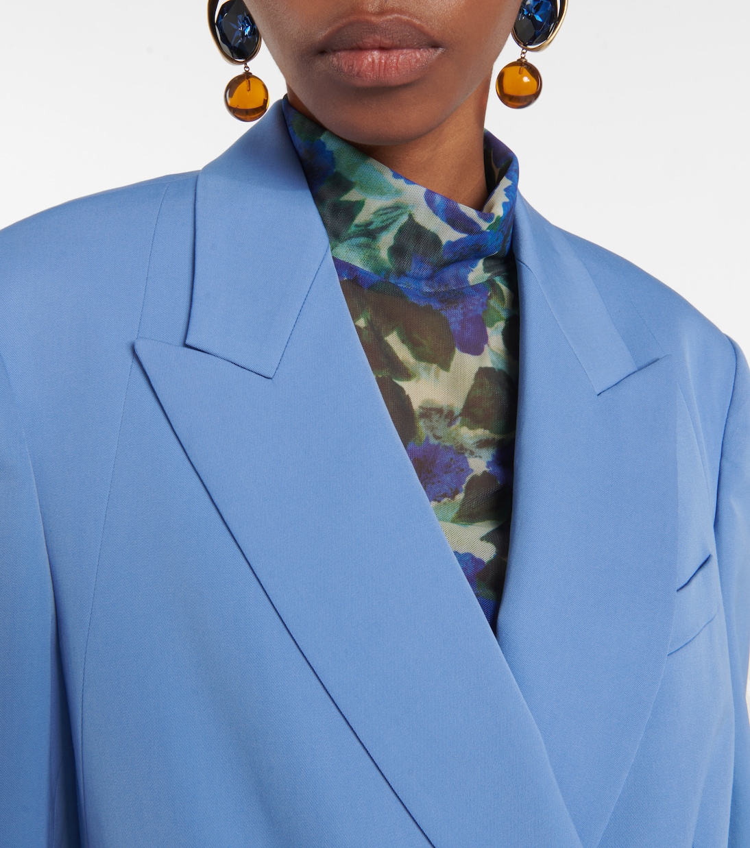 Wool gabardine blazer | Dries Van Noten